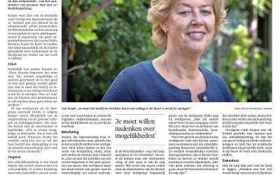 Gea Kuiper in Haarlems Dagblad