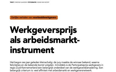 Participatieprijs werkgevers 2023 in SW Journaal