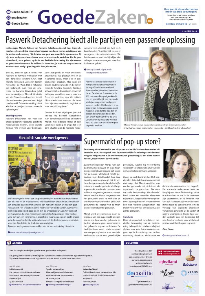 participatieprijs-werkgevers-dinsdag-13-april-2021-haarlems-dagblad-goede-zaken copy 2